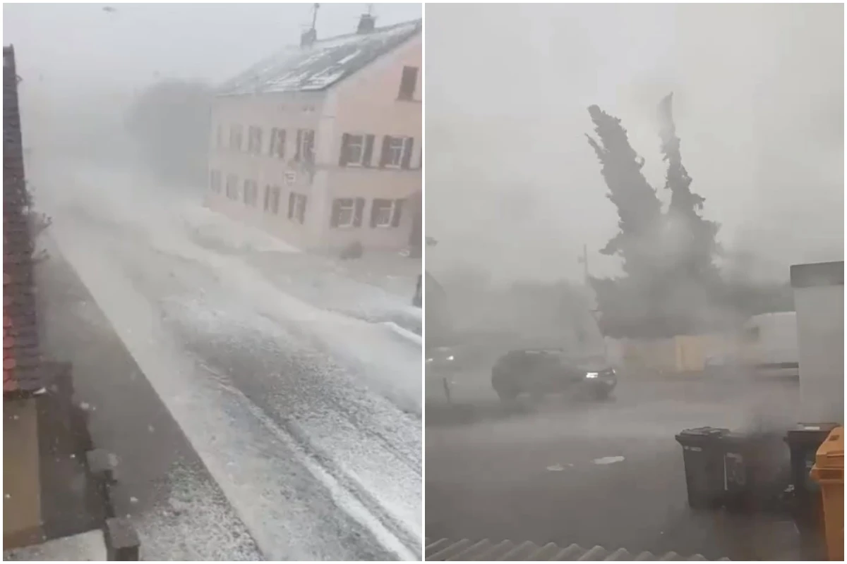 VIDEO | Olujno nevrijeme s tučom pogodilo Bavarsku, 12 ozlijeđenih u rušenju pivskog šatora