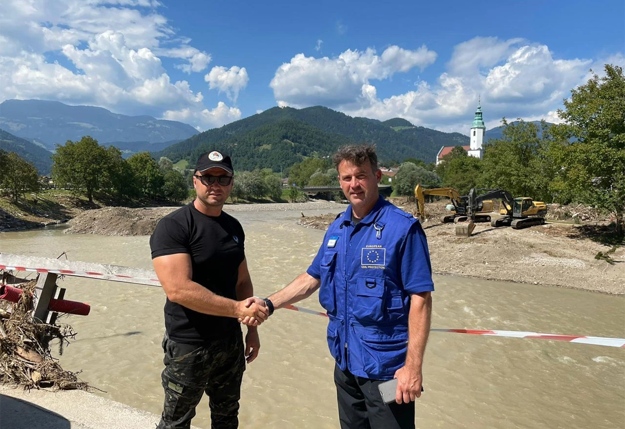 Pohvale pripadnicima civilne zaštite za sudjelovanje u humanoj misiji u Sloveniji