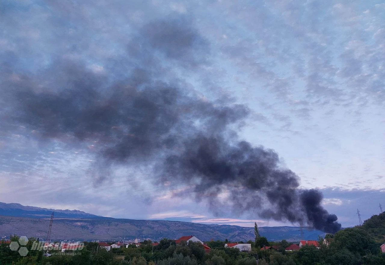 Požar u Bačevićima kod Mostara