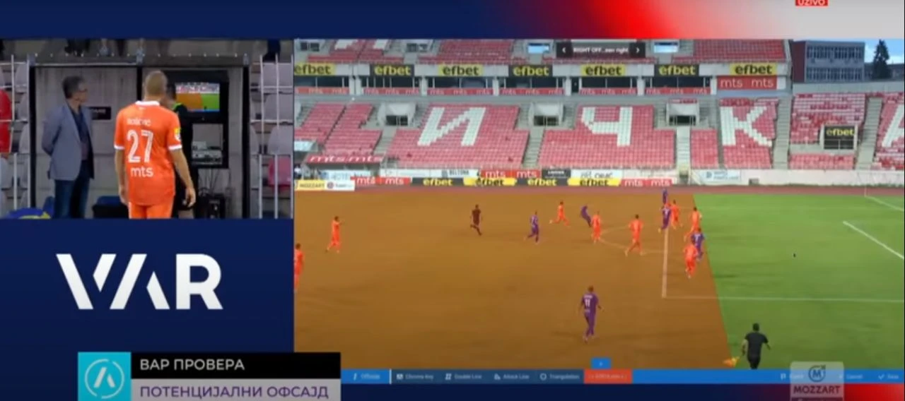 VIDEO I U Nišu VAR provjeravao gol 13 minuta!