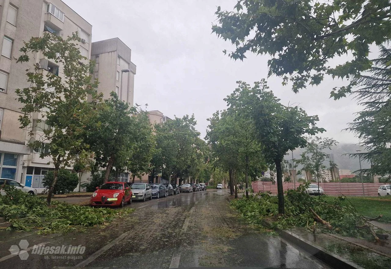 Nema prijava o materijalnim štetama nakon nevremena, građani se pozivaju na oprez