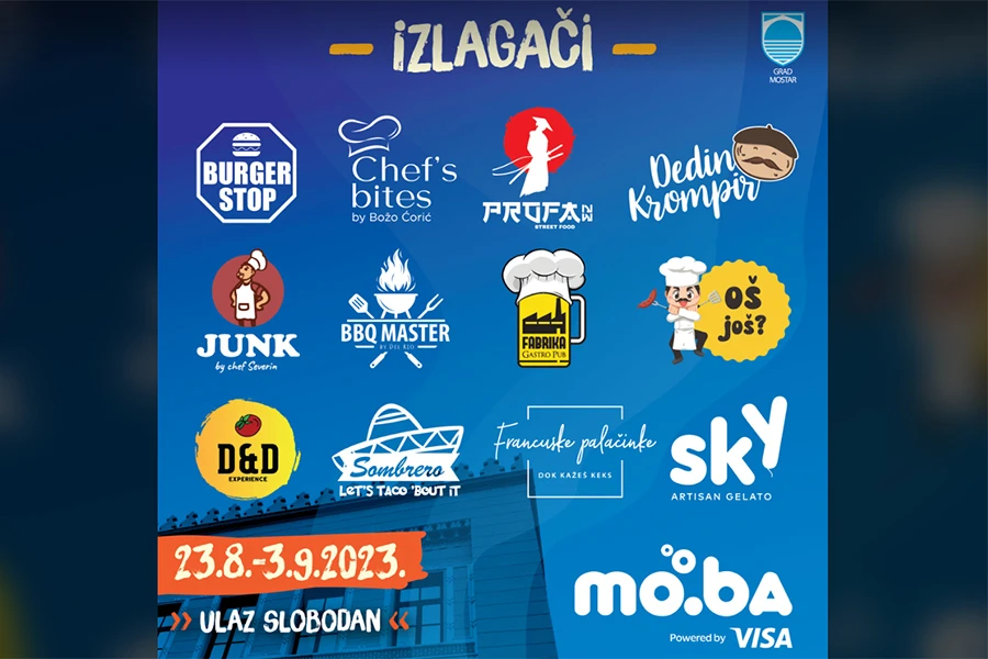 Jela svjetske i tradicionalne kuhinje na drugom Moba Street Food Festivalu u Mostaru