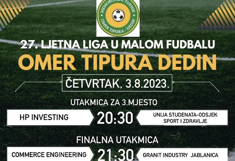 Finalna večer tradicionalnog memorijala "Omer Tipura Dedin" u Bijelom Polju