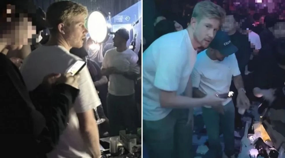 De Bruyne i Walker ulovljeni na partyju