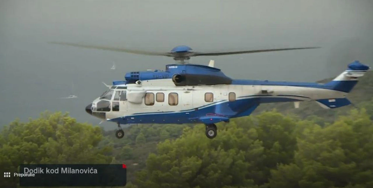 Prekršene sve procuedure - Helikopter kojim je Dodik došao na Hvar je od MUP-a Srbije, a prijavljen je kao civilni