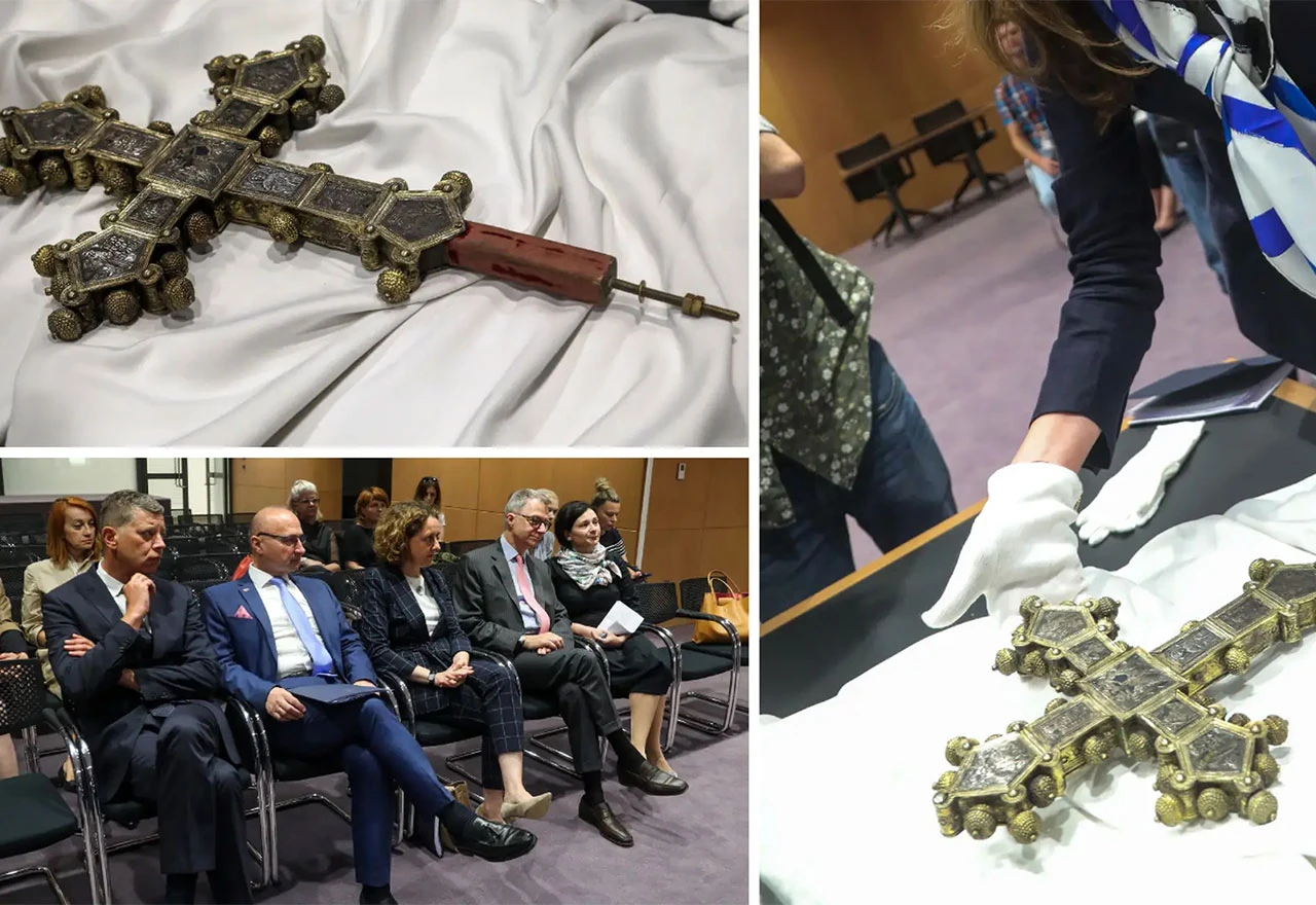 Hrvatskoj nakon skoro 50 godina vraćen križ iz 14. stoljeća