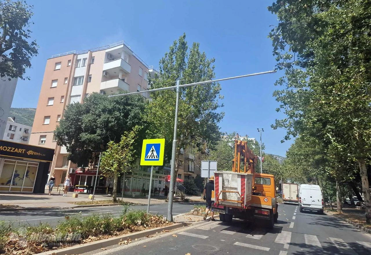 Najopasniji pješački prijelaz u Mostaru napokon dobiva rasvjetu