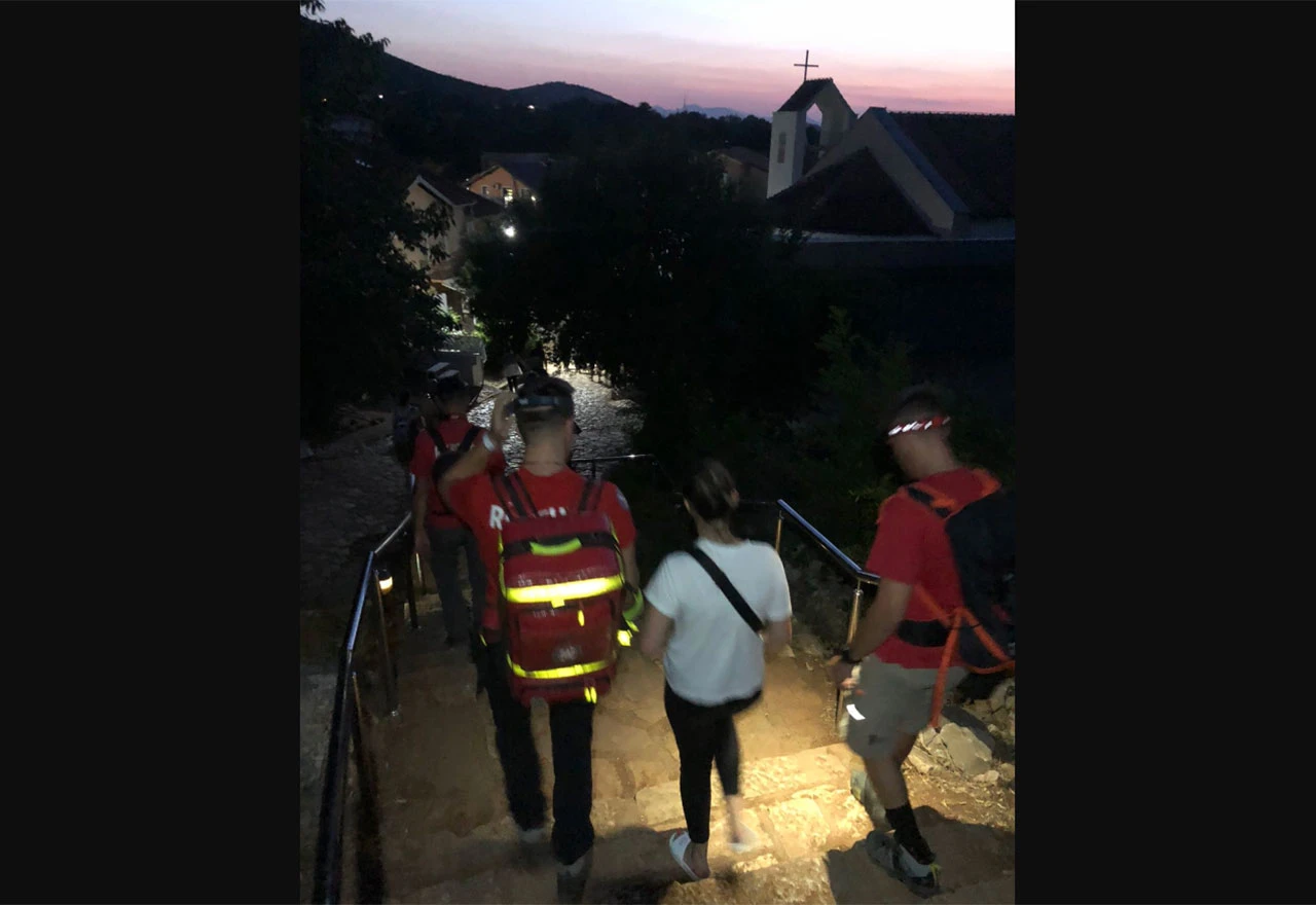 Ženska osoba spašena na Brdu ukazanja