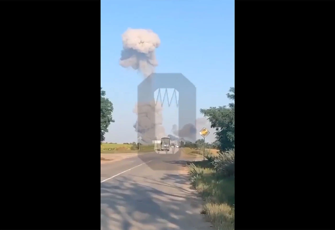 Rusko skladište streljiva pogođeno na Krimu