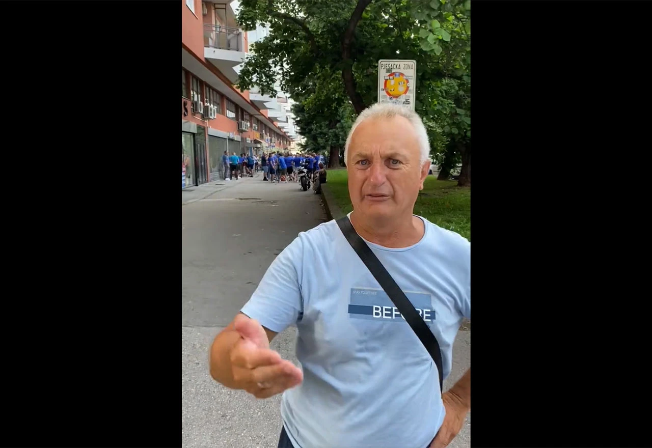VIDEO | Navijač Željezničara: Želim sreću Zrinjskom, Borcu, Sarajevu i Želji