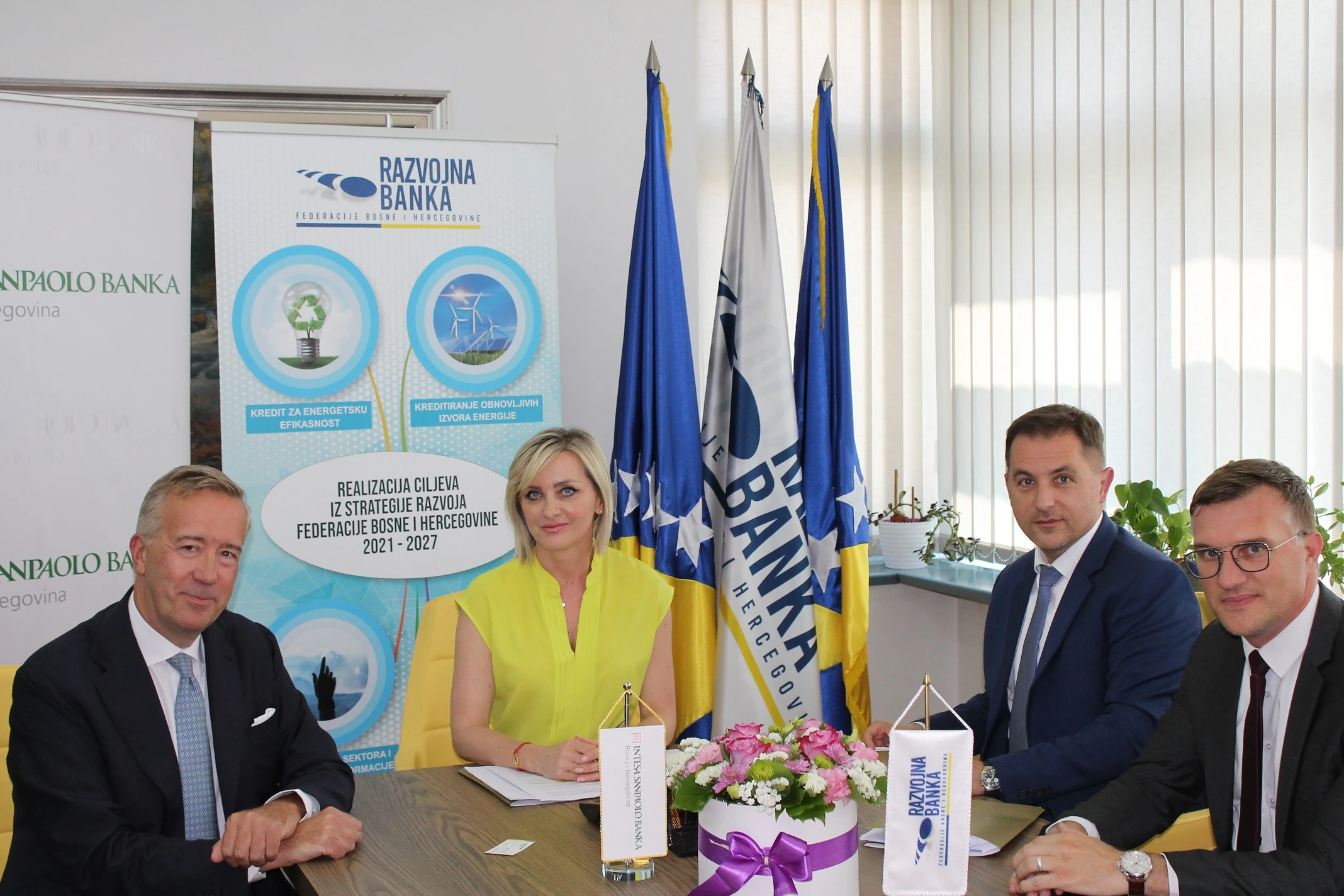 Nova kreditna linija Intesa Sanpaolo Banke za mikro, mala i srednja poduzeća u suradnji s Razvojnom bankom FBiH