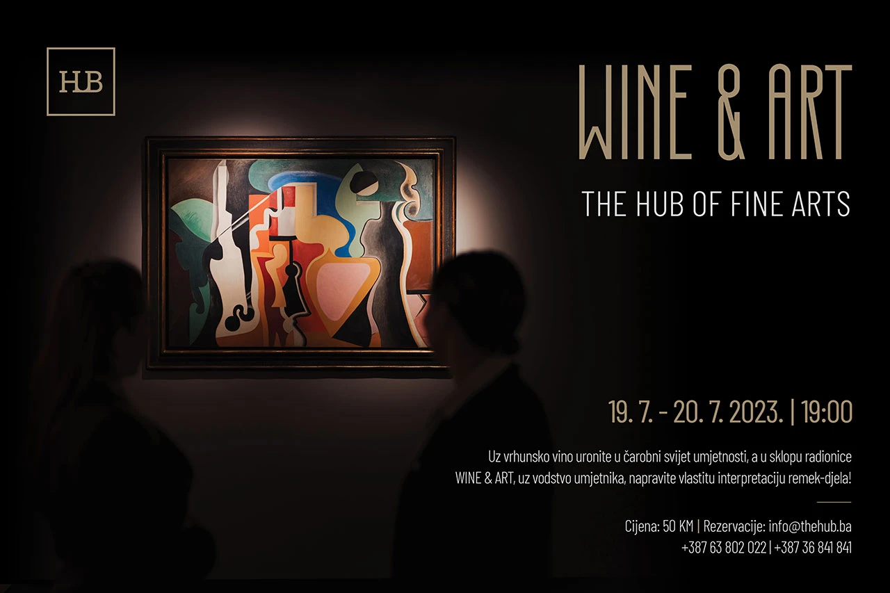 The Hub of Fine Arts organizira radionicu WINE & ART