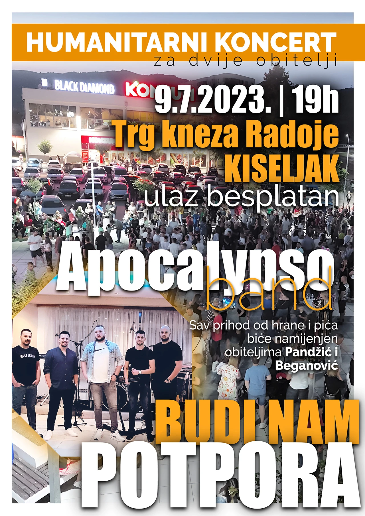 Budi mi potpora| U Kiseljaku veliki humanitarni koncert