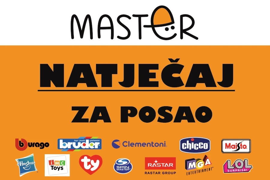MASTER d.o.o. Mostar – Natječaj za posao