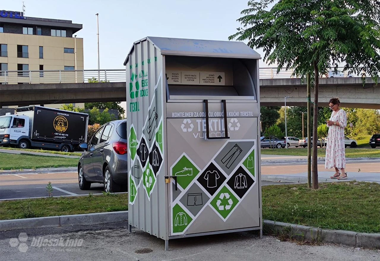 U Čapljini postavljeni spremnici za reciklažu tekstila