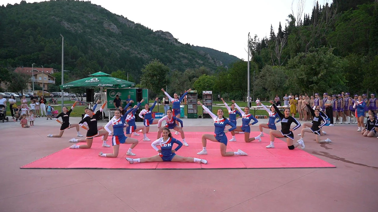 Prepun park u Širokom Brijegu na Cheerleading večeri