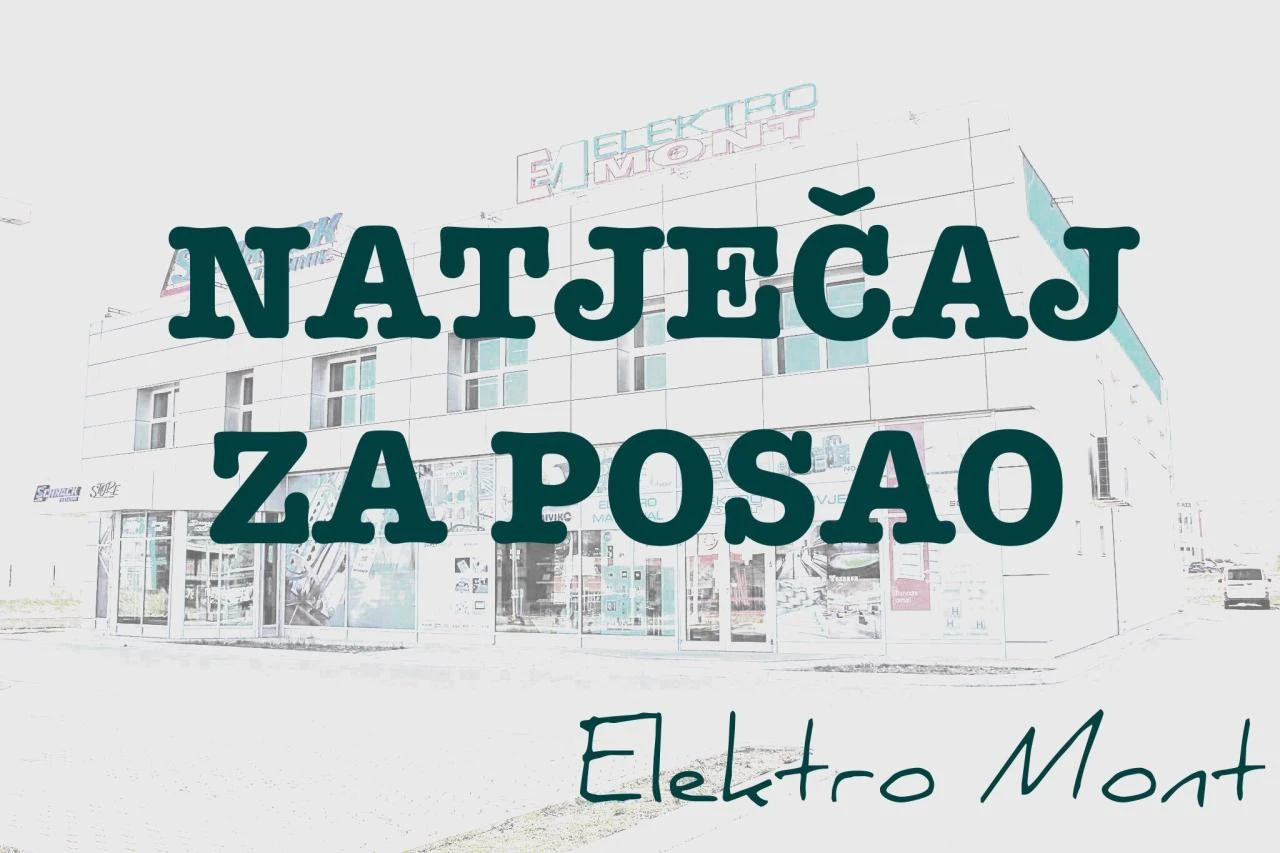 Natječaj za nova radna mjesta u veleprodaji/maloprodaji