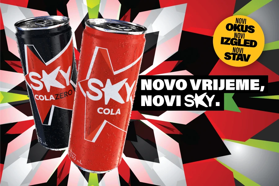 Novi izgled, poboljšan okus  – novo vrijeme, novi sky