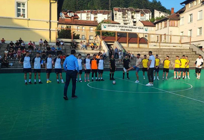 U Konjicu počeo malonogometni turnir 'Tri kornera penal'
