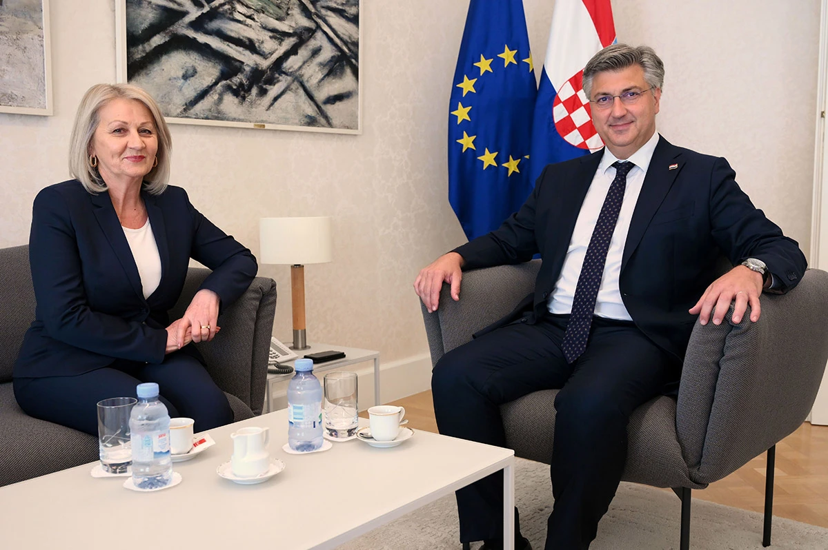 Krišto s Plenkovićem: Osnažili EU put BiH