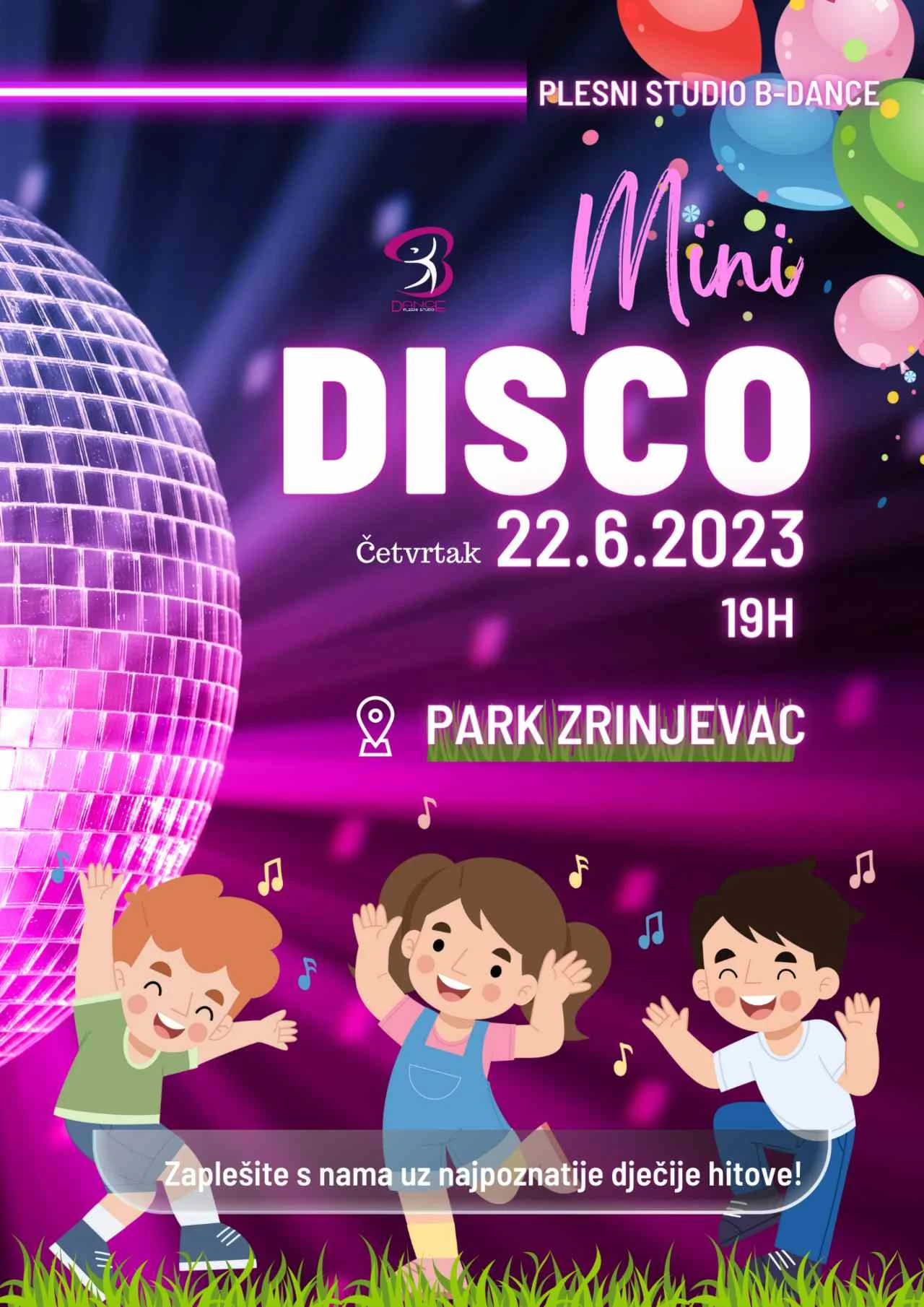 Mostar: Jednosatni mini disco party za vaše mališane! 
