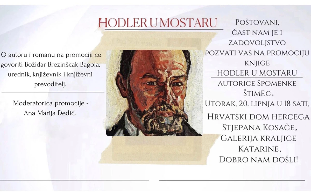 Promocija knjige "Hodler u Mostaru": Povijesno fantastične dogodovštine u 24 poglavlja