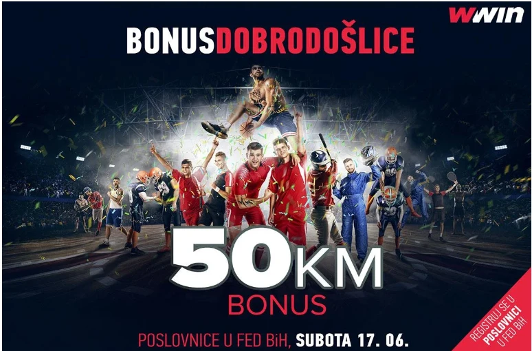 Wwin nagrađuje nove korisnike sa 50 KM bonusa