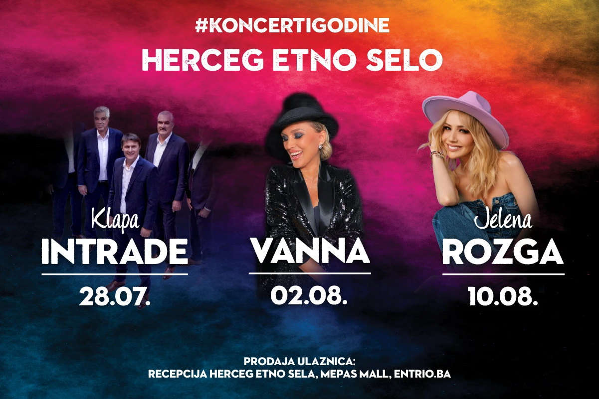 Klapa Intrade, Vanna i Rozga u Herceg Etno selu