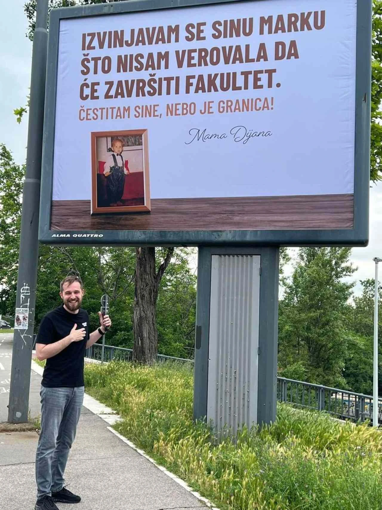 Billboard o kojem "bruji" regija: Oglasio se i Marko