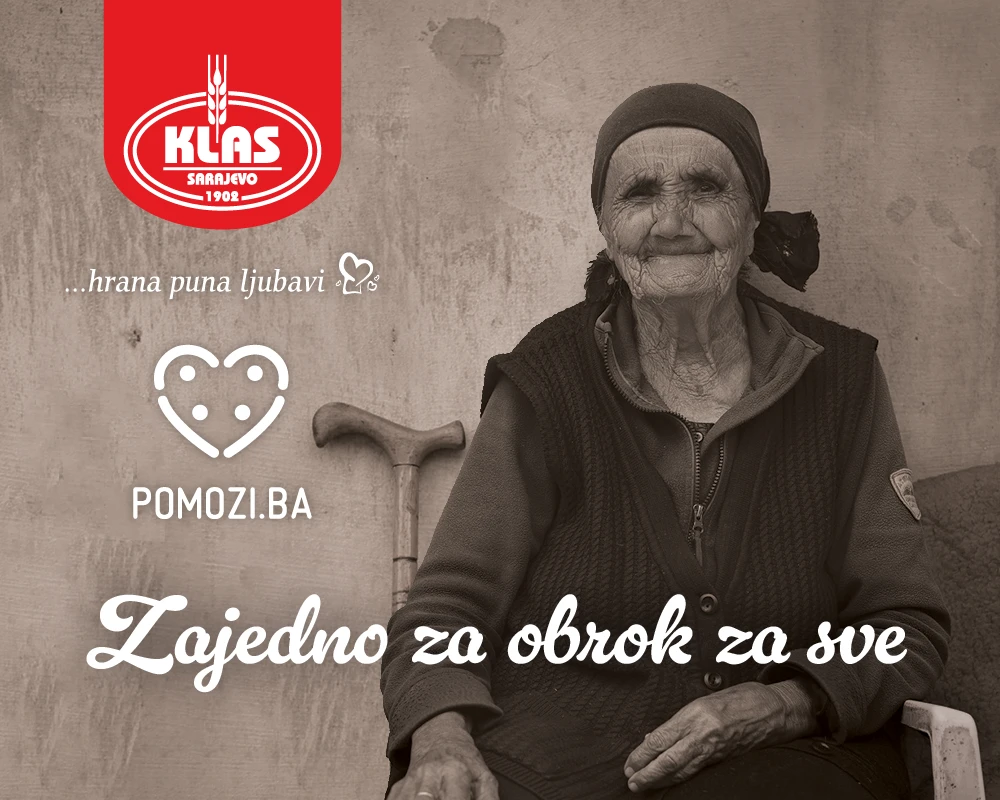 Klas i Pomozi.ba pokreću društveno odgovornu kampanju „Zajedno za obrok za sve“