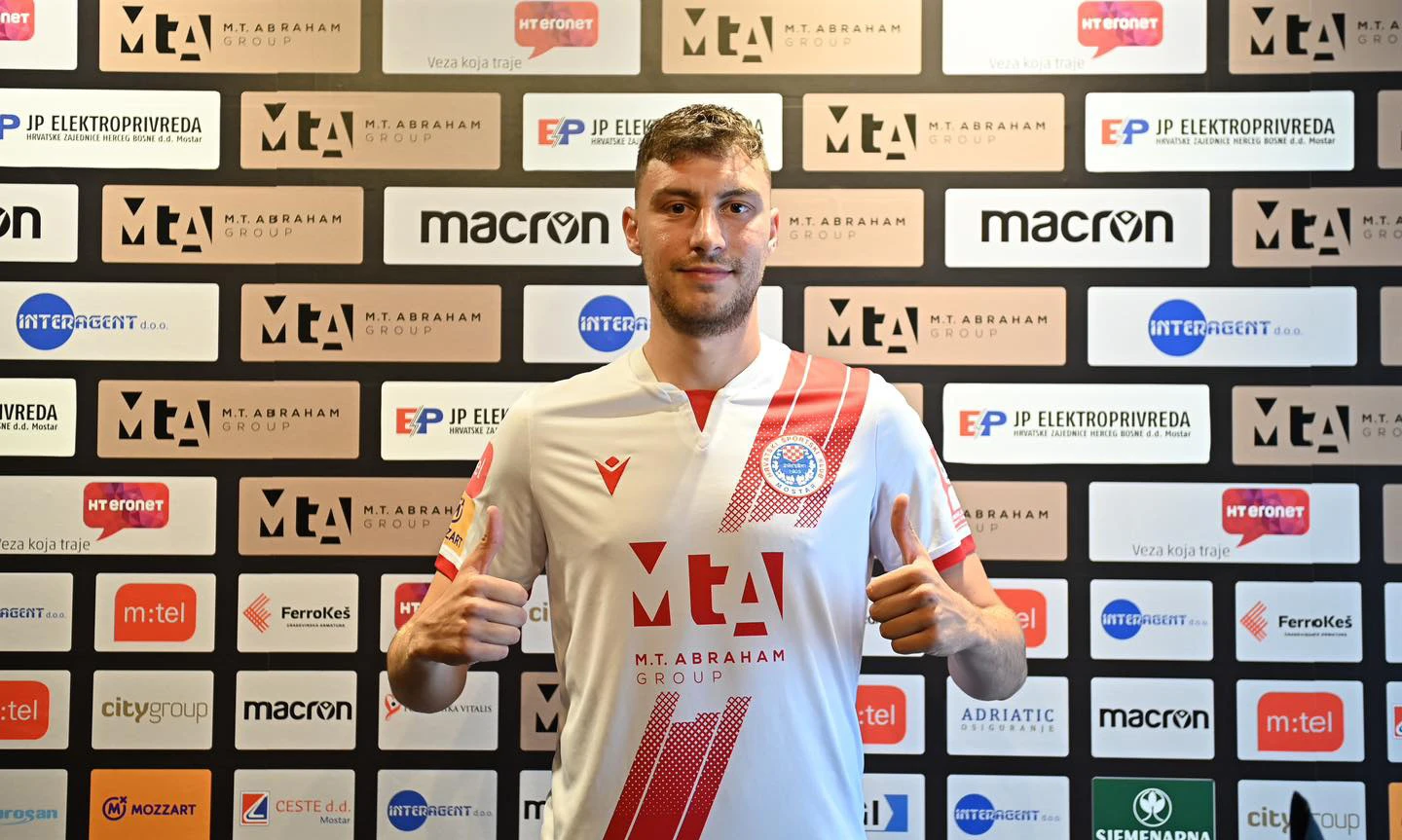 Luka Marin novi je igrač HŠK Zrinjski Mostar