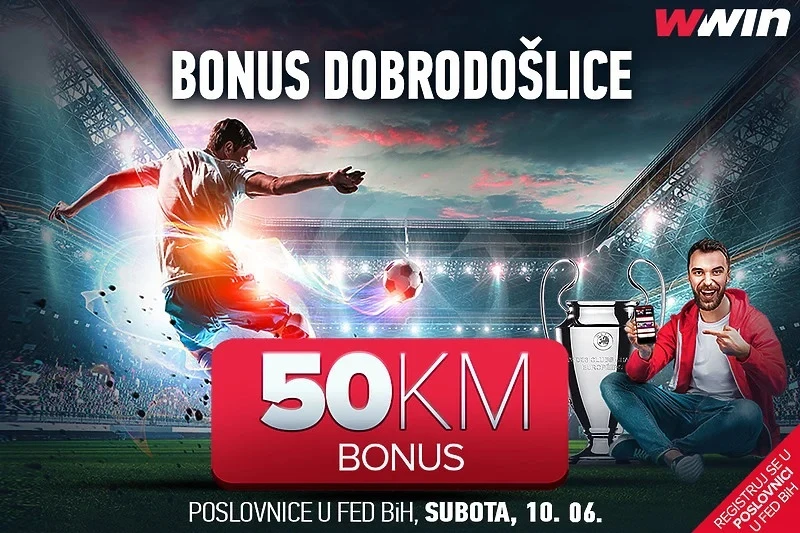 WWin nagrađuje nove korisnike sa 50 KM bonusa