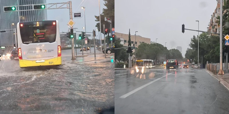 Snažno nevrijeme pogodilo Split, poplavile ceste