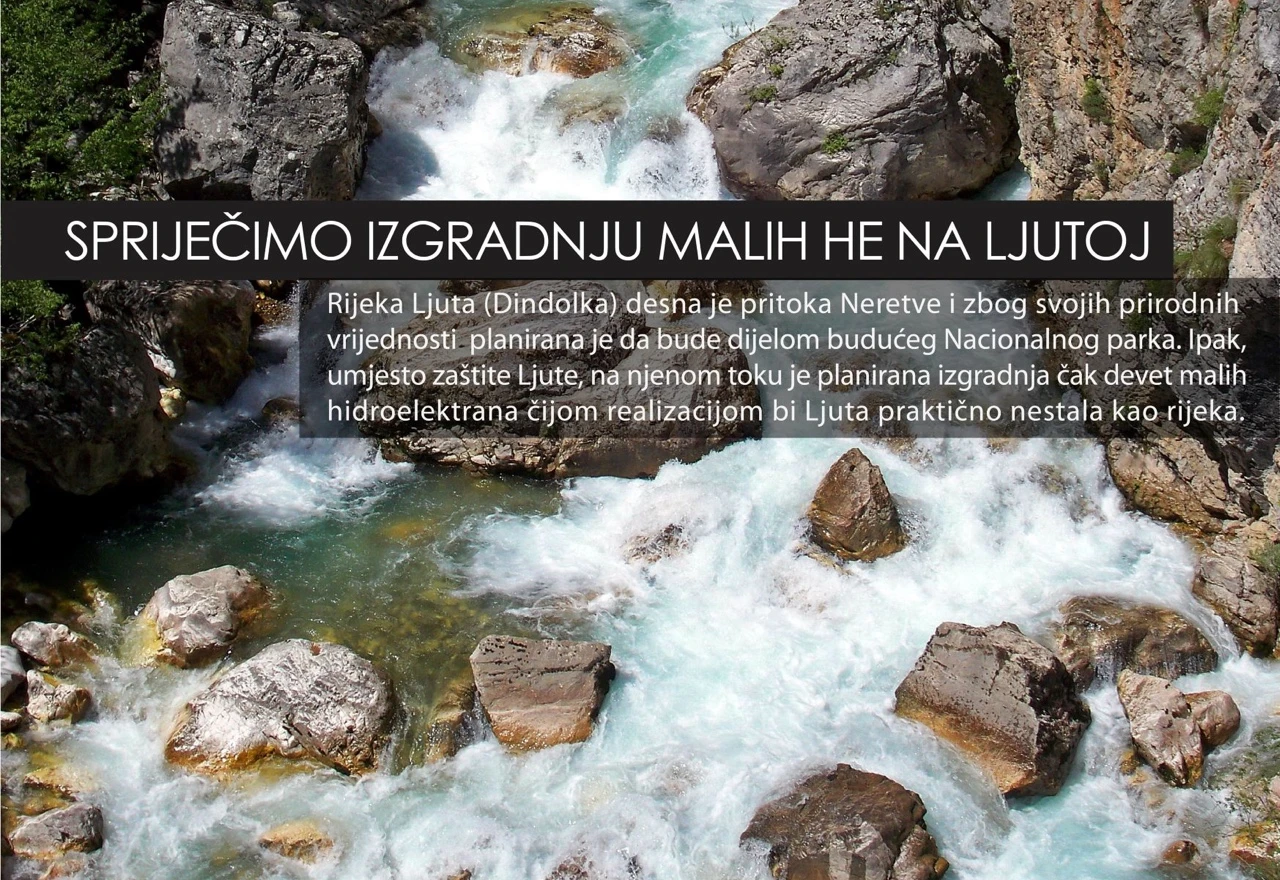 Aktivisti kreću u obranu rijeke: 'Da Ljutu ne naljute'