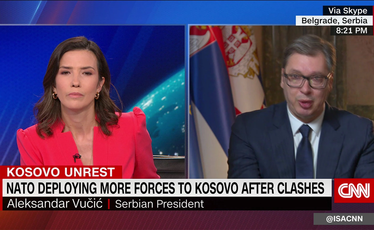 Na Kosovu mir, na CNN-u Vučić