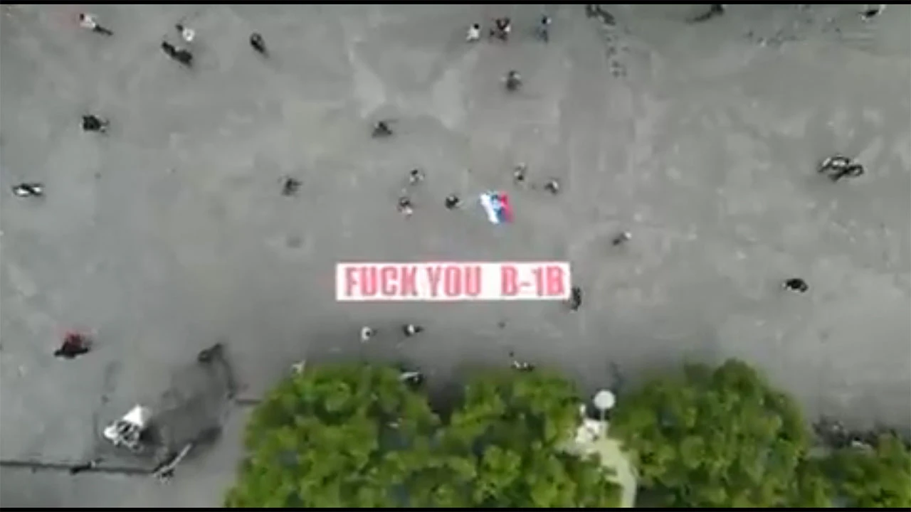 VIDEO: Poruka iz Banja Luke bombarderima: "F**K you B-1B