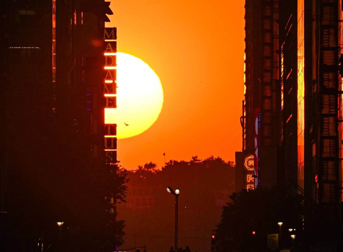 Romantični zalazak sunca - Manhattanhenge svaki put oduševi 