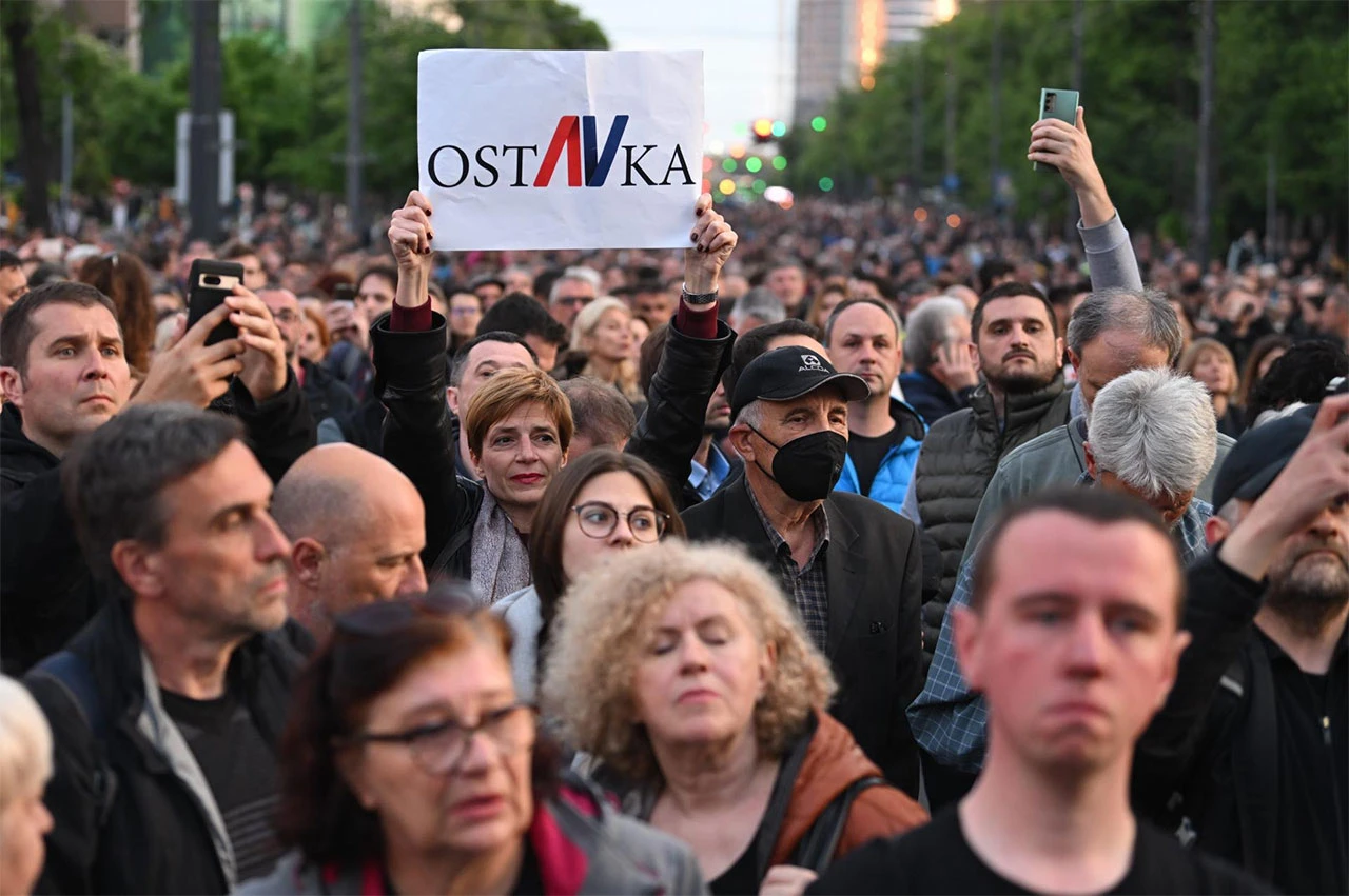Srbija opet prosvjeduje