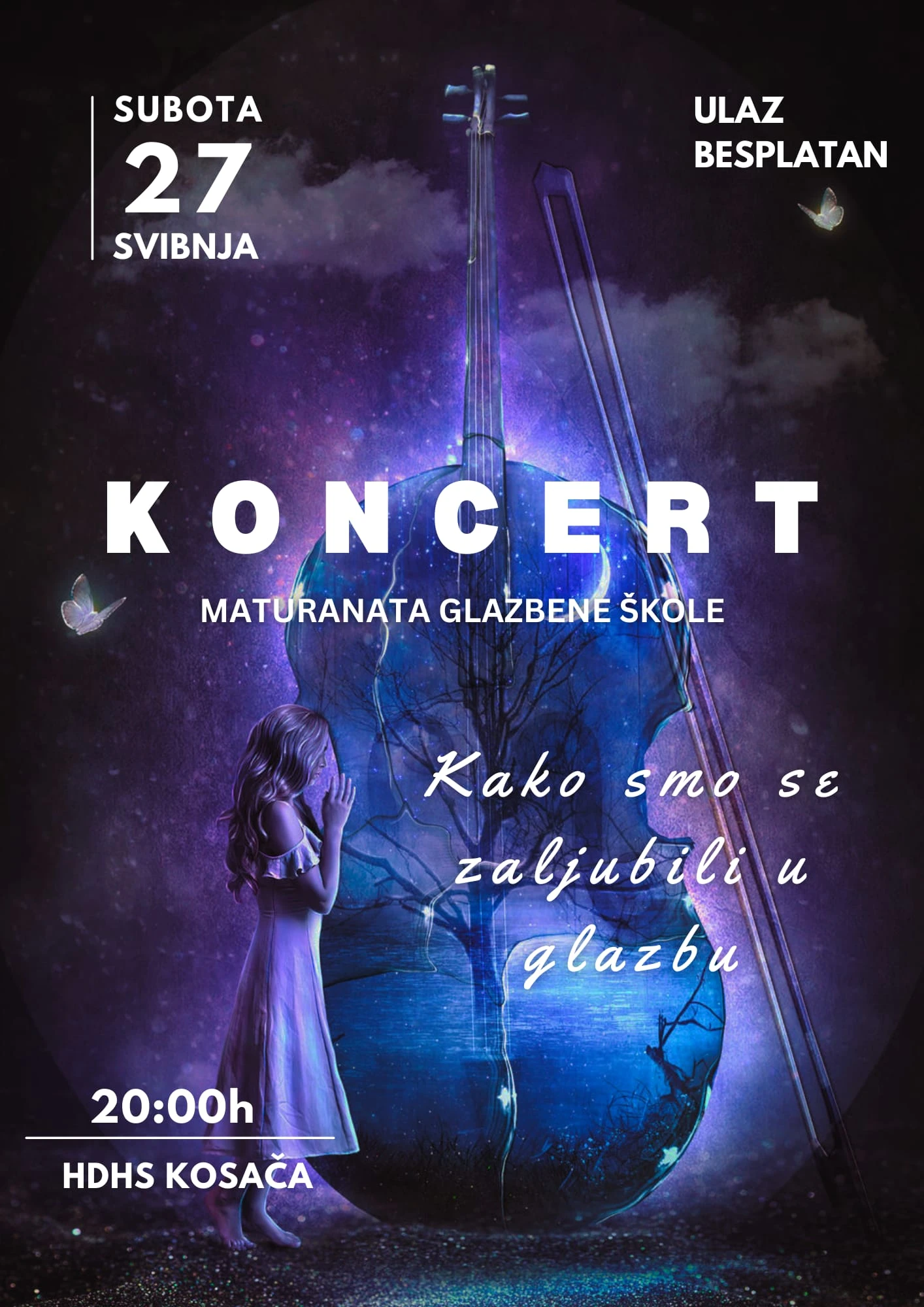 Večeras u Mostaru koncert glazbenih maturanata