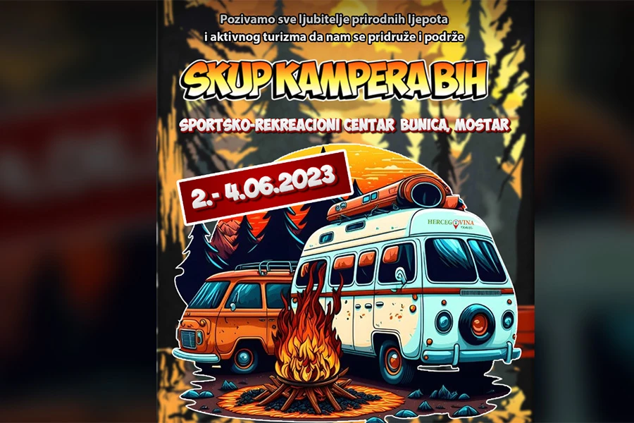 Ljubitelji kamp vozila, kampiranja i boravka na otvorenom Bunica vas zove i ove godine!