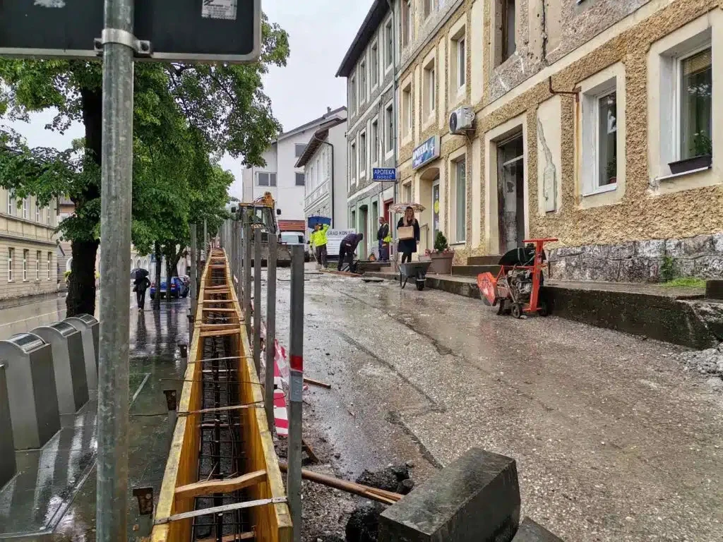 Radovi u Konjicu: Rekonstrukcija prometnica i rješavanje oborinskih voda