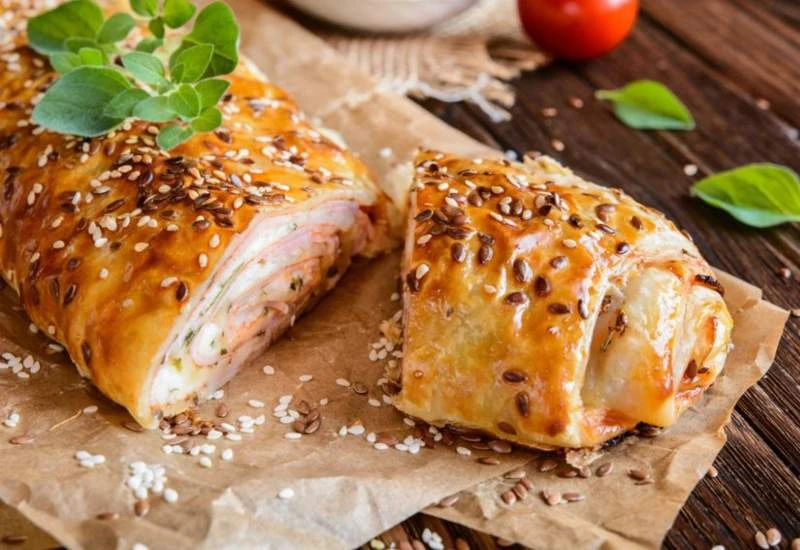 Slasna savijača sa šunkom i sirom 