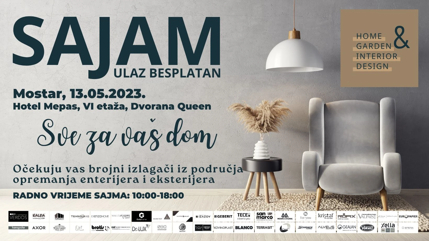 Posjetite Sajam enterijera i eksterijera sutra u Mostaru