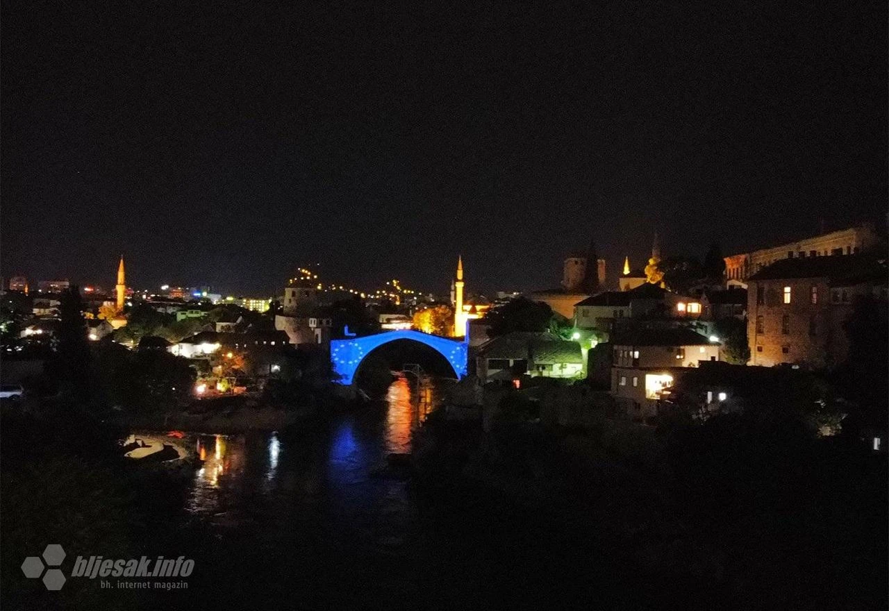 Stari most zasjao bojama Europske unije