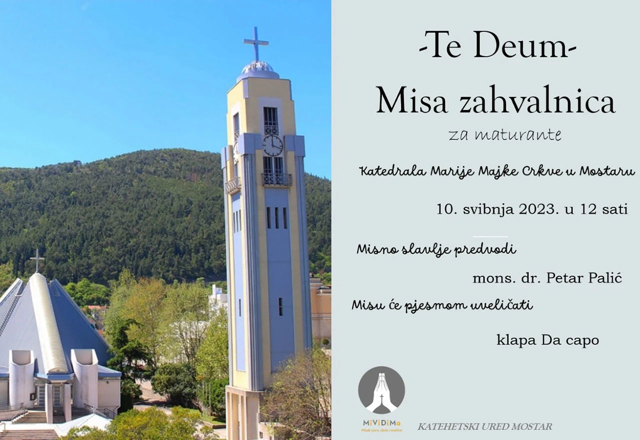 Misa zahvalnica za mostarske maturante