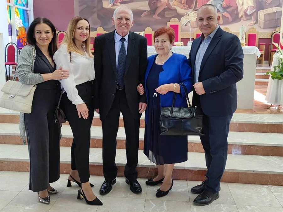 Blaženka i Ivan Knezović iz Mostara proslavili 50 godina braka