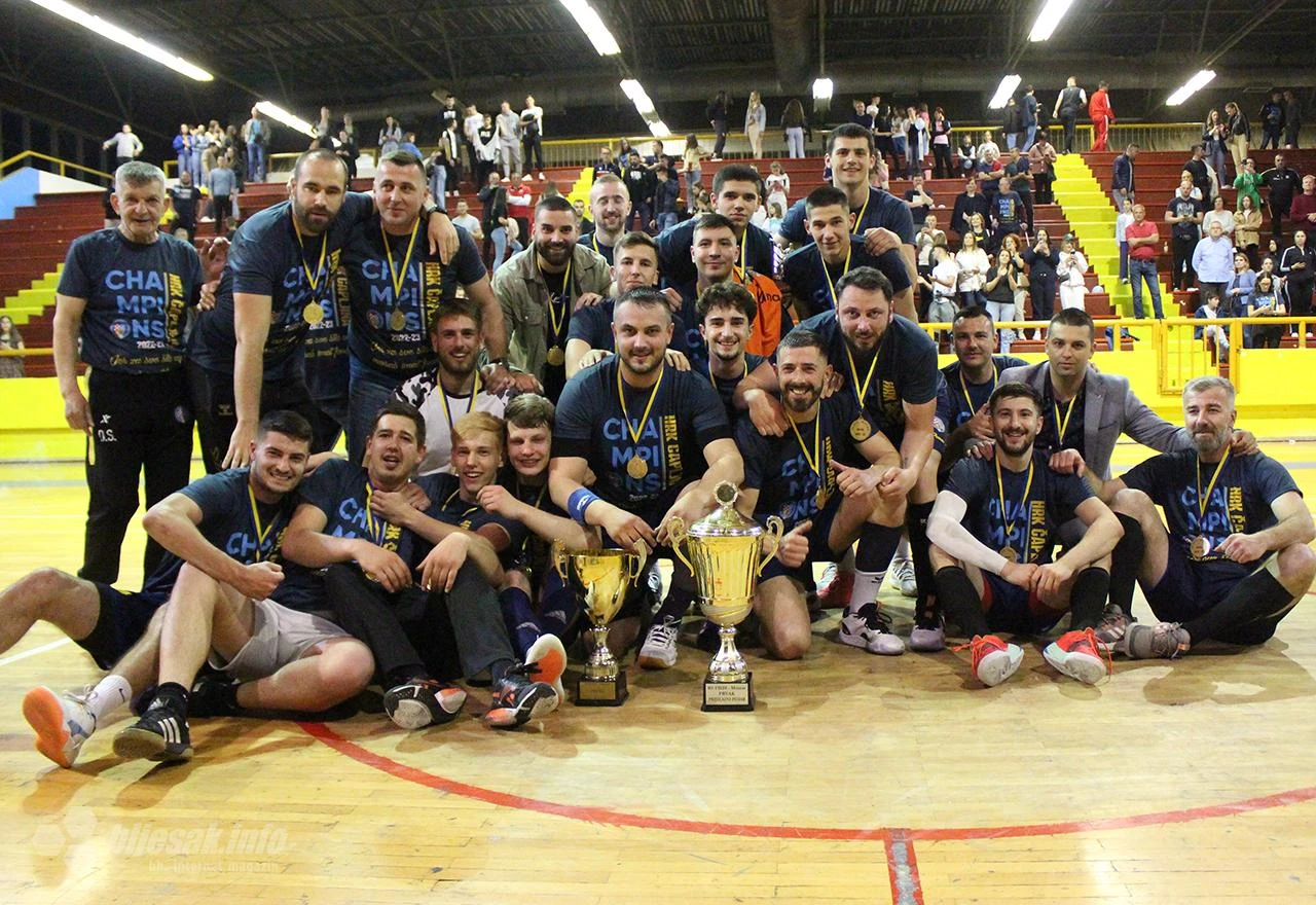 Čapljinski rukometaši pred domaćom publikom proslavili titulu prvaka