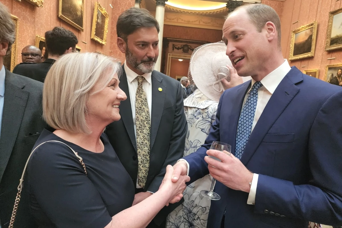 Krišto na kraljevskom prijemu u Londonu