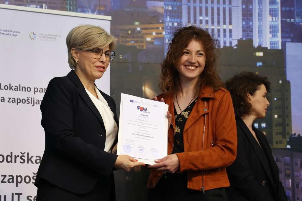 Mostar: Obuku za zapošljavanje u IT sektoru položile 32 mlade osobe