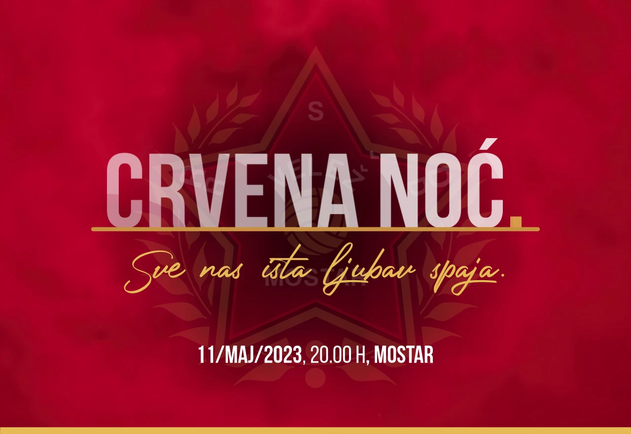 Poznati detalji Veležove Crvene noći
